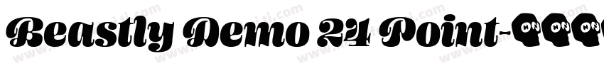 Beastly Demo 24 Point字体转换
